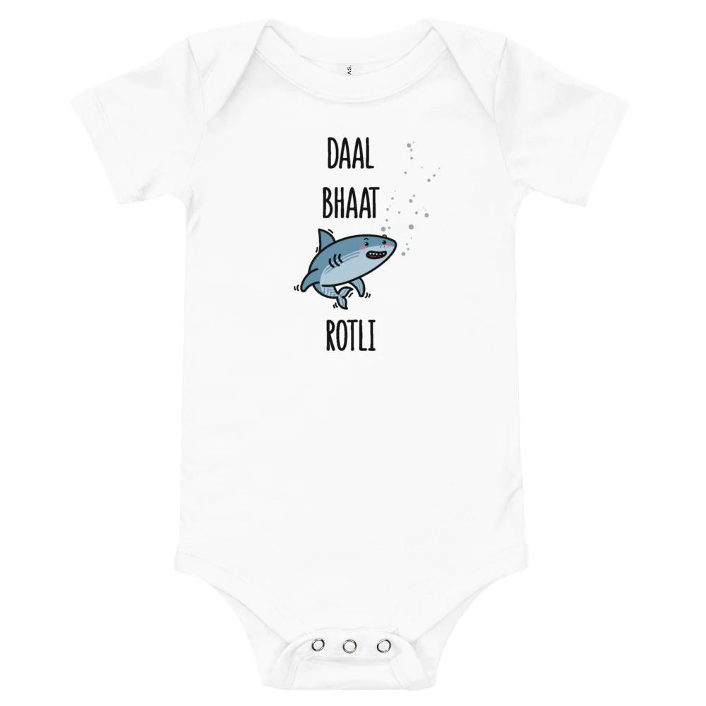 Daal Bhaat Shark Rotli - Baby Onesie