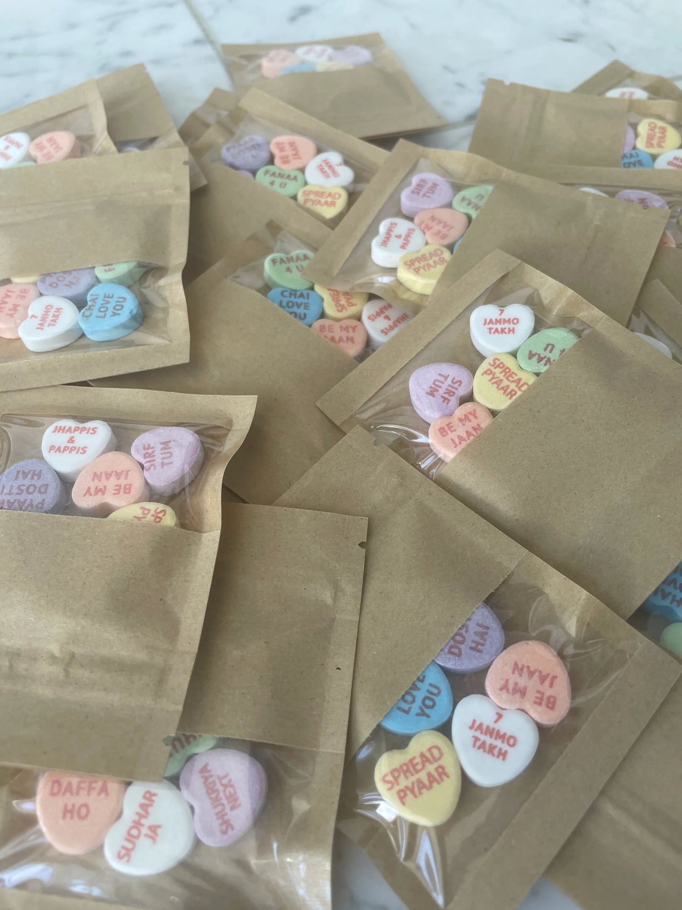 Desi Candy Hearts Bags