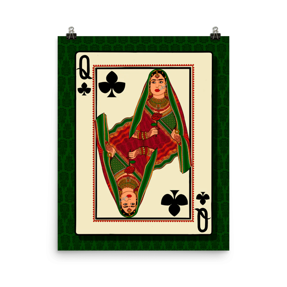 Queen of Clubs - Poster