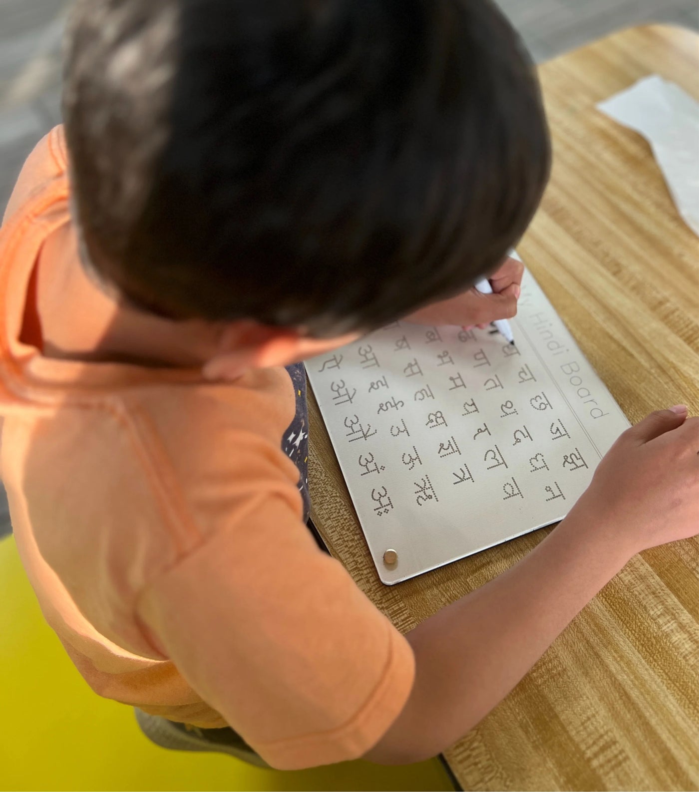 Dry Erase Tracing Board