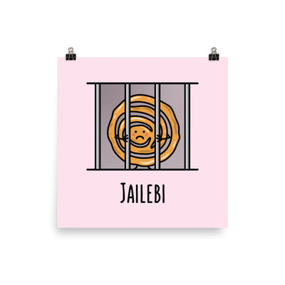 Jailebi Art Print by The Cute Pista