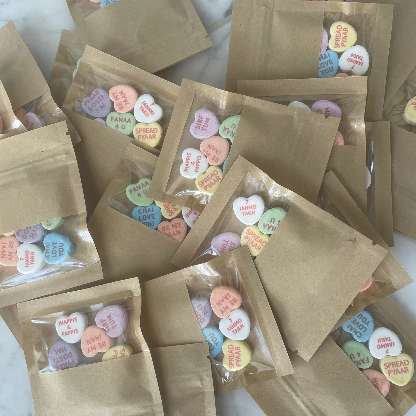 Desi Candy Hearts Bags