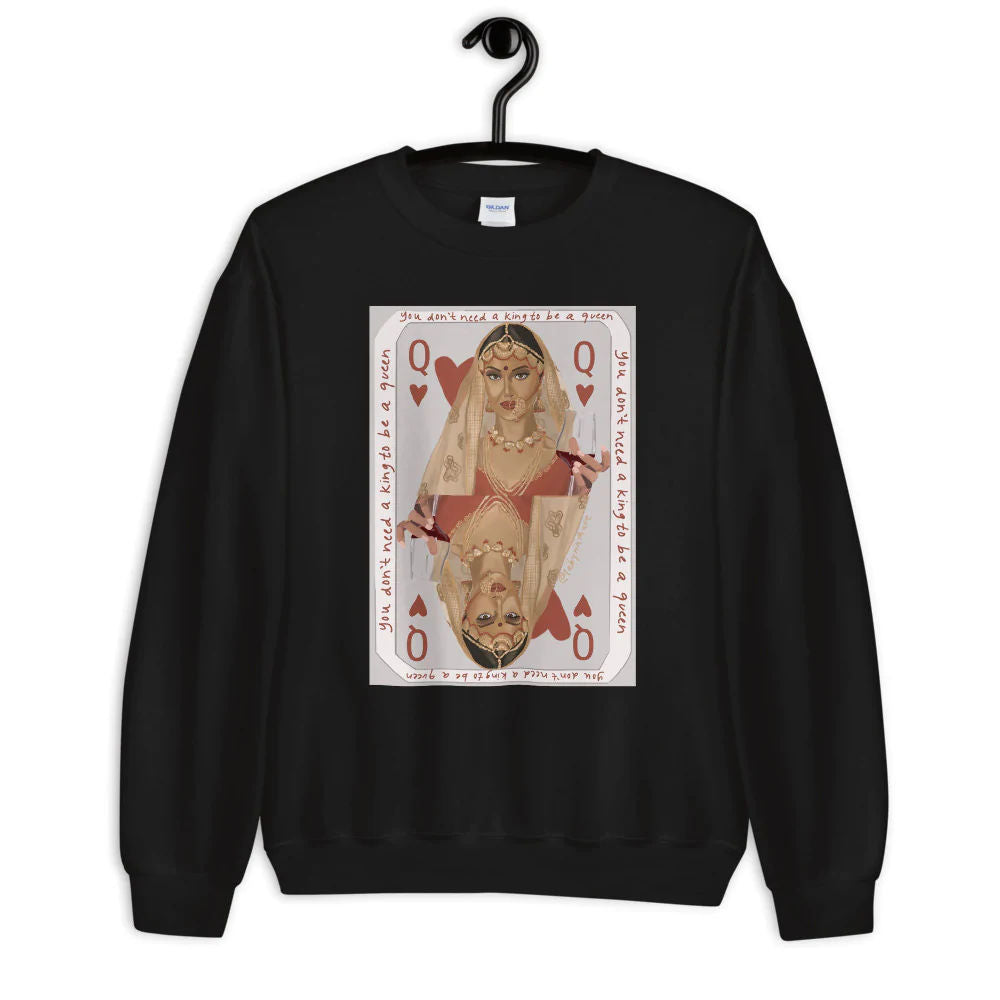 "Queen of Hearts" Unisex Sweatshirt